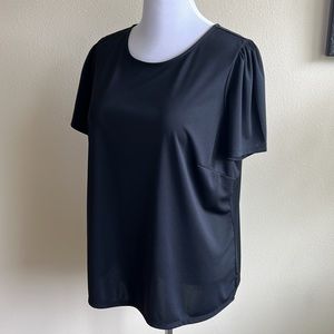 1X Worthington black blouse